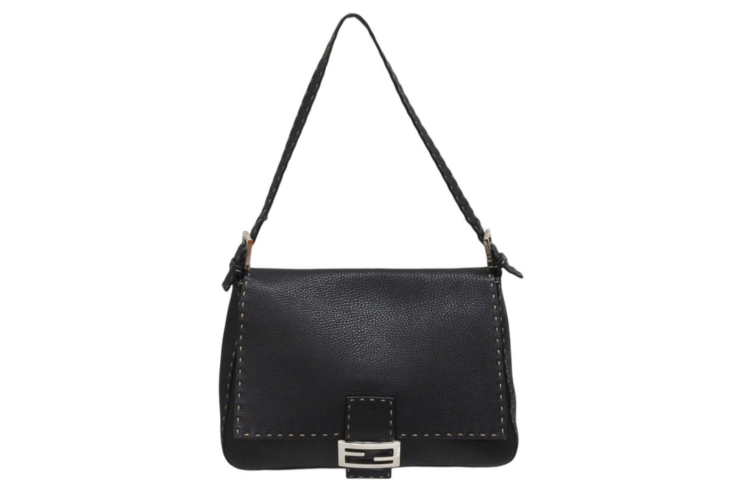 FENDI フェンディ ショルダーバッグ マンマバケット セレリア ブラック