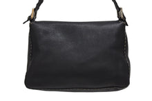 Load image into Gallery viewer, FENDI フェンディ ショルダーバッグ マンマバケット セレリア ブラック レザー 2372-8BR102NDU039 シルバー金具 美品 中古 4b011034