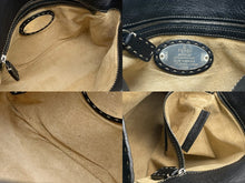 Load image into Gallery viewer, FENDI フェンディ ショルダーバッグ マンマバケット セレリア ブラック レザー 2372-8BR102NDU039 シルバー金具 美品 中古 4b011034