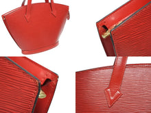 Load image into Gallery viewer, LOUIS VUITTON ルイヴィトン サンジャック ショッピング トートバッグ M52277 エピレザー カスティリアンレッド ゴールド金具 美品 中古 4b011043