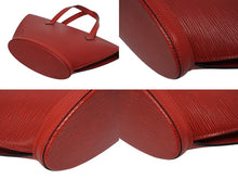 Load image into Gallery viewer, LOUIS VUITTON ルイヴィトン サンジャック ショッピング トートバッグ M52277 エピレザー カスティリアンレッド ゴールド金具 美品 中古 4b011043