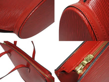 Load image into Gallery viewer, LOUIS VUITTON ルイヴィトン サンジャック ショッピング トートバッグ M52277 エピレザー カスティリアンレッド ゴールド金具 美品 中古 4b011043