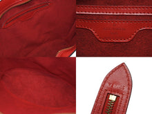 Load image into Gallery viewer, LOUIS VUITTON ルイヴィトン サンジャック ショッピング トートバッグ M52277 エピレザー カスティリアンレッド ゴールド金具 美品 中古 4b011043