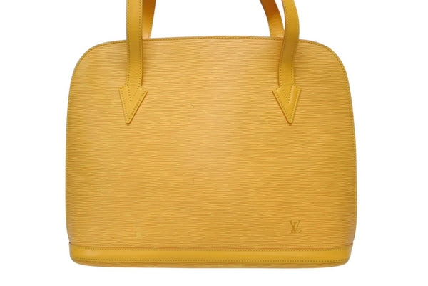 LOUIS VUITTON ルイヴィトン リュサック トートバッグ ショルダーバッグ エピレザー M52289 ゴールド金具 美品 中古 4b011044