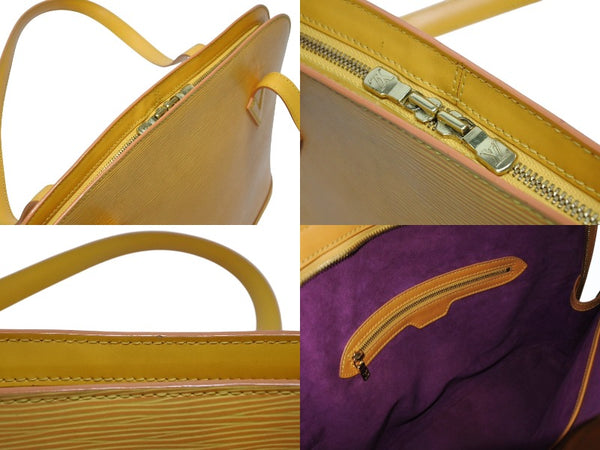 LOUIS VUITTON ルイヴィトン リュサック トートバッグ ショルダーバッグ エピレザー M52289 ゴールド金具 美品 中古 4b011044