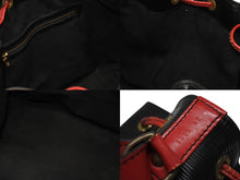 Load image into Gallery viewer, LOUIS VUITTON ルイヴィトン ショルダーバッグ エピ ノエ M44017 エピレザー バイカラー カスティリアンレッド ノワール 良品 中古 4b011047