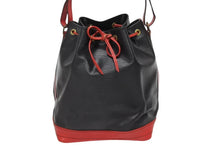 Load image into Gallery viewer, LOUIS VUITTON ルイヴィトン ショルダーバッグ エピ ノエ M44017 エピレザー バイカラー カスティリアンレッド ノワール 良品 中古 4b011047