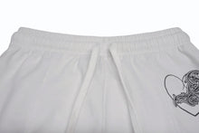 Load image into Gallery viewer, CHROME HEARTS クロムハーツ DEADLYDOLL コラボ マイアミ限定 スウェットパンツ ホワイト サイズL 美品 中古 4b011051