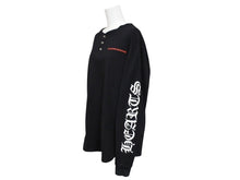 Load image into Gallery viewer, CHROME HEARTS クロムハーツ BSフレア ボタン プリント マッティボーイ 長袖 ロンT ブラック Lサイズ 美品 中古 4b011055