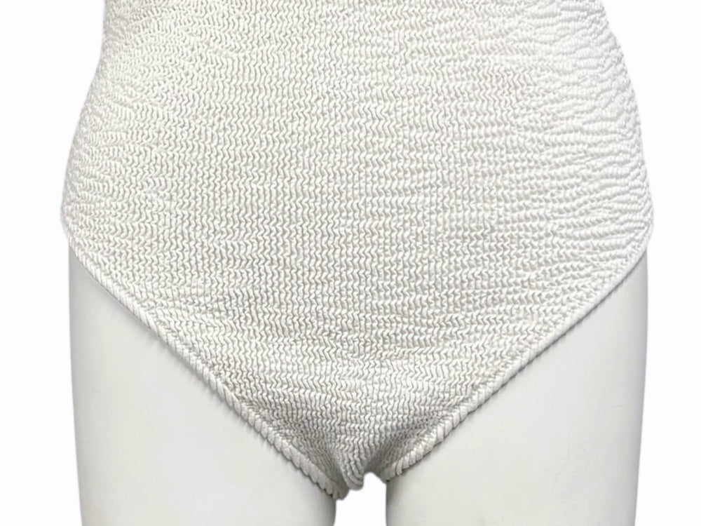 BOTTEGA VENETA One Piece Swimsuit White 581052 VKCC0 Size 46 Good Condition Used 4b011067
