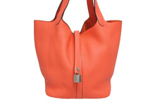 画像をギャラリービューアに読み込む, 新品未使用 HERMES エルメス ピコタンロック22 ハンドバッグ Y刻印 トリヨンクレマンス ローズテキサス シルバー金具 中古 4b011078