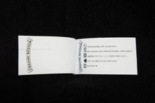 Load image into Gallery viewer, 新品未使用 CHROME HEARTS クロムハーツ カシミヤ ジップ パーカー フローラルクロス ブラック サイズXL シルバー925 金具 中古 4b011082
