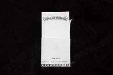 Load image into Gallery viewer, 新品未使用 CHROME HEARTS クロムハーツ カシミヤ ジップ パーカー フローラルクロス ブラック サイズXL シルバー925 金具 中古 4b011082
