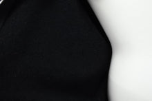 Load image into Gallery viewer, 新品未使用 CHROME HEARTS クロムハーツ カシミヤ ジップ パーカー フローラルクロス ブラック サイズXL シルバー925 金具 中古 4b011082