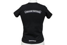 Load image into Gallery viewer, 新品未使用 CHROME HEARTS クロムハーツ 半袖 Tシャツ スクロールラベル ホワイト ブラック KIDS 中古 4b011083