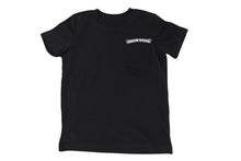 Load image into Gallery viewer, 新品未使用 CHROME HEARTS クロムハーツ 半袖 Tシャツ スクロールラベル ホワイト ブラック KIDS 中古 4b011083