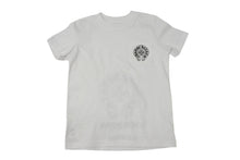 Load image into Gallery viewer, 新品未使用 CHROME HEARTS クロムハーツ 半袖 Tシャツ ホースシュー NY限定 ホワイト ブラック KIDS 中古 4b011085