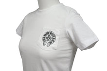 Load image into Gallery viewer, 新品未使用 CHROME HEARTS クロムハーツ 半袖 Tシャツ ホースシュー NY限定 ホワイト ブラック KIDS 中古 4b011085
