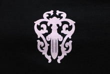 Load image into Gallery viewer, 新品未使用 CHROME HEARTS クロムハーツ ジップアップ フーディ サイズS DEADLY DOLL 希少 ピンク ブラック ホワイト 中古 4b011087