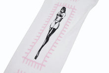 Load image into Gallery viewer, 新品未使用 CHROME HEARTS クロムハーツ サーマル ロンT サイズL DEADLY DOLL 希少 ピンク ブラック ホワイト 中古 4b011088