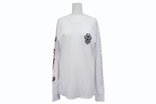 Load image into Gallery viewer, 新品未使用 CHROME HEARTS クロムハーツ サーマル ロンT サイズL DEADLY DOLL 希少 ピンク ブラック ホワイト 中古 4b011088