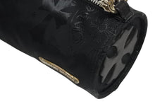 Load image into Gallery viewer, 新品未使用 CHROME HEARTS クロムハーツ ポーチ 新作 総柄 マルチロゴ ナイロン バッグ レザーパッチ 中古 4b011089