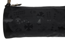 Load image into Gallery viewer, 新品未使用 CHROME HEARTS クロムハーツ ポーチ 新作 総柄 マルチロゴ ナイロン バッグ レザーパッチ 中古 4b011089