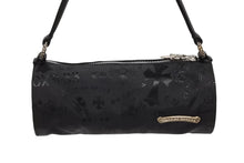 Load image into Gallery viewer, 新品未使用 CHROME HEARTS クロムハーツ ポーチ 新作 総柄 マルチロゴ ナイロン バッグ レザーパッチ 中古 4b011089