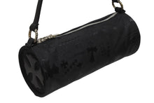 Load image into Gallery viewer, 新品未使用 CHROME HEARTS クロムハーツ ポーチ 新作 総柄 マルチロゴ ナイロン バッグ レザーパッチ 中古 4b011089