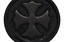 Load image into Gallery viewer, 新品未使用 CHROME HEARTS クロムハーツ ポーチ 新作 総柄 マルチロゴ ナイロン バッグ レザーパッチ 中古 4b011089
