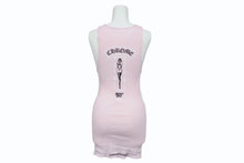 Load image into Gallery viewer, 新品未使用 CHROME HEARTS クロムハーツ タンクトップ ノースリーブ サイズM DEADLY DOLL 希少 ピンク ブラック ホワイト 中古 4b011090