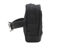 Load image into Gallery viewer, 新品未使用 CHROME HEARTS クロムハーツ ポーチ 新作 総柄 マルチロゴ ナイロン バッグ ブラック 中古 4b011091