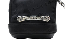 Load image into Gallery viewer, 新品未使用 CHROME HEARTS クロムハーツ ポーチ 新作 総柄 マルチロゴ ナイロン バッグ ブラック 中古 4b011091