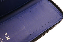 Load image into Gallery viewer, LOUIS VUITTON ルイヴィトン タイガラマ モノグラム ジッピーウォレット ヴェルティカル ターコイズブルー レザー M30447 美品 中古 4b011135