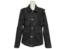 Load image into Gallery viewer, 極美品 UNDERCOVER アンダーカバー 99AW small parts 分解デニムジャケット アーカイブ コットン ブラック サイズM 中古 4b011138