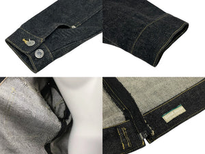極美品 UNDERCOVER アンダーカバー 99AW small parts 分解デニムジャケット アーカイブ コットン ブラック サイズM 中古 4b011138
