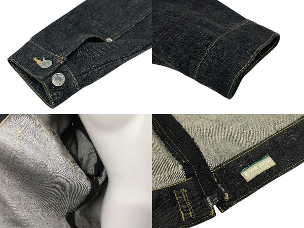 極美品 UNDERCOVER アンダーカバー 99AW small parts 分解デニムジャケット アーカイブ コットン ブラック サイズM 中古 4b011138