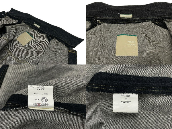 極美品 UNDERCOVER アンダーカバー 99AW small parts 分解デニムジャケット アーカイブ コットン ブラック サイズM 中古 4b011138