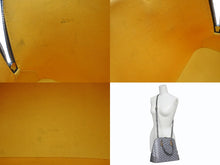 Load image into Gallery viewer, GOYARD ゴヤール ハンドバッグ ヴァンドーム PM ヘリンボーン PVC レザー グレー シルバー金具 美品 中古 4b011141