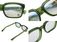 Load image into Gallery viewer, 新品未使用 CHROME HEARTS クロムハーツ DOLY アイウェア 53▫︎20 143 BSフレア グリーン ゴールド中古 4b011149