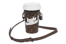Load image into Gallery viewer, 極美品 LOUIS VUITTON ルイヴィトン コーヒーカップ エブリデイLV ショルダーバッグ 2021秋冬 M80812 ブラウン ホワイト 中古 4b011154