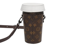 Load image into Gallery viewer, 極美品 LOUIS VUITTON ルイヴィトン コーヒーカップ エブリデイLV ショルダーバッグ 2021秋冬 M80812 ブラウン ホワイト 中古 4b011154