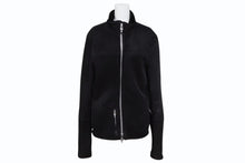 Load image into Gallery viewer, 極美品 CHROME HEARTS クロムハーツ ムートン レザージャケット ダガージップ ブラック 黒 サイズ S 中古 4b011156