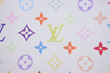 Load image into Gallery viewer, 新品未使用 LOUIS VUITTON ルイヴィトン LV × TM ポッシュ トワレ 19 ポーチ M28241 IC ホワイト マルチカラー ゴールド金具 中古 4b011161