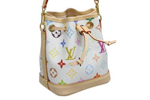 Load image into Gallery viewer, 新品未使用 LOUIS VUITTON ルイヴィトン LV × TM ナノ･ノエ ショルダーバッグ M27493 ホワイト マルチカラー ゴールド金具 中古 4b011162