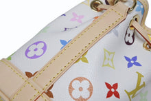 Load image into Gallery viewer, 新品未使用 LOUIS VUITTON ルイヴィトン LV × TM ナノ･ノエ ショルダーバッグ M27493 ホワイト マルチカラー ゴールド金具 中古 4b011162