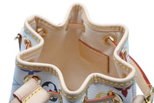 Load image into Gallery viewer, 新品未使用 LOUIS VUITTON ルイヴィトン LV × TM ナノ･ノエ ショルダーバッグ M27493 ホワイト マルチカラー ゴールド金具 中古 4b011162