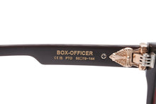 Load image into Gallery viewer, 新品未使用 CHROME HEARTS クロムハーツ BOX-OFFICER ボックスオフィサー メガネ ダガーテンプル サイズ56□19-144 アイウェア 中古 4b011163