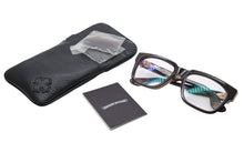 Load image into Gallery viewer, 新品未使用 CHROME HEARTS クロムハーツ BOX-OFFICER ボックスオフィサー メガネ ダガーテンプル サイズ56□19-144 アイウェア 中古 4b011163