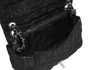 CHANEL シャネル マトラッセ23 Sフラップ Wチェーンショルダーバッグ 12番台 ココマーク スパンコール シルバー金具 美品 中古 4b011166